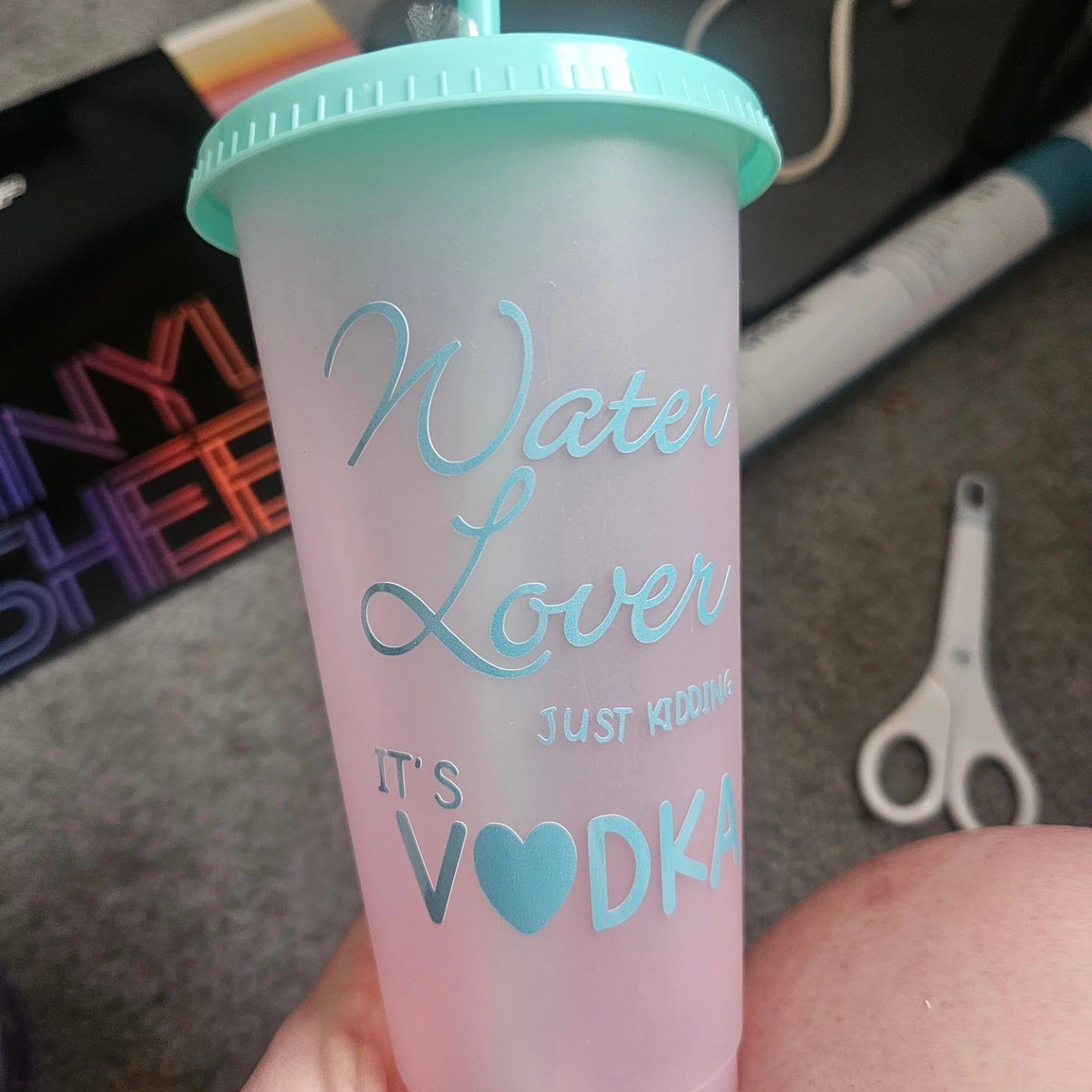 Color changing customizable cups!