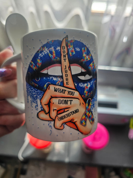 Autism awareness coffee mug