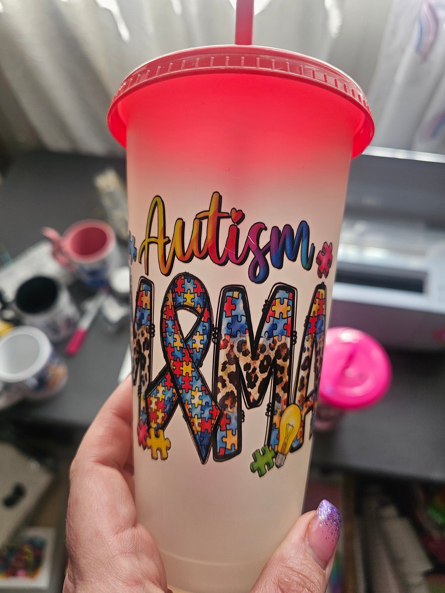 Color changing customizable cups!