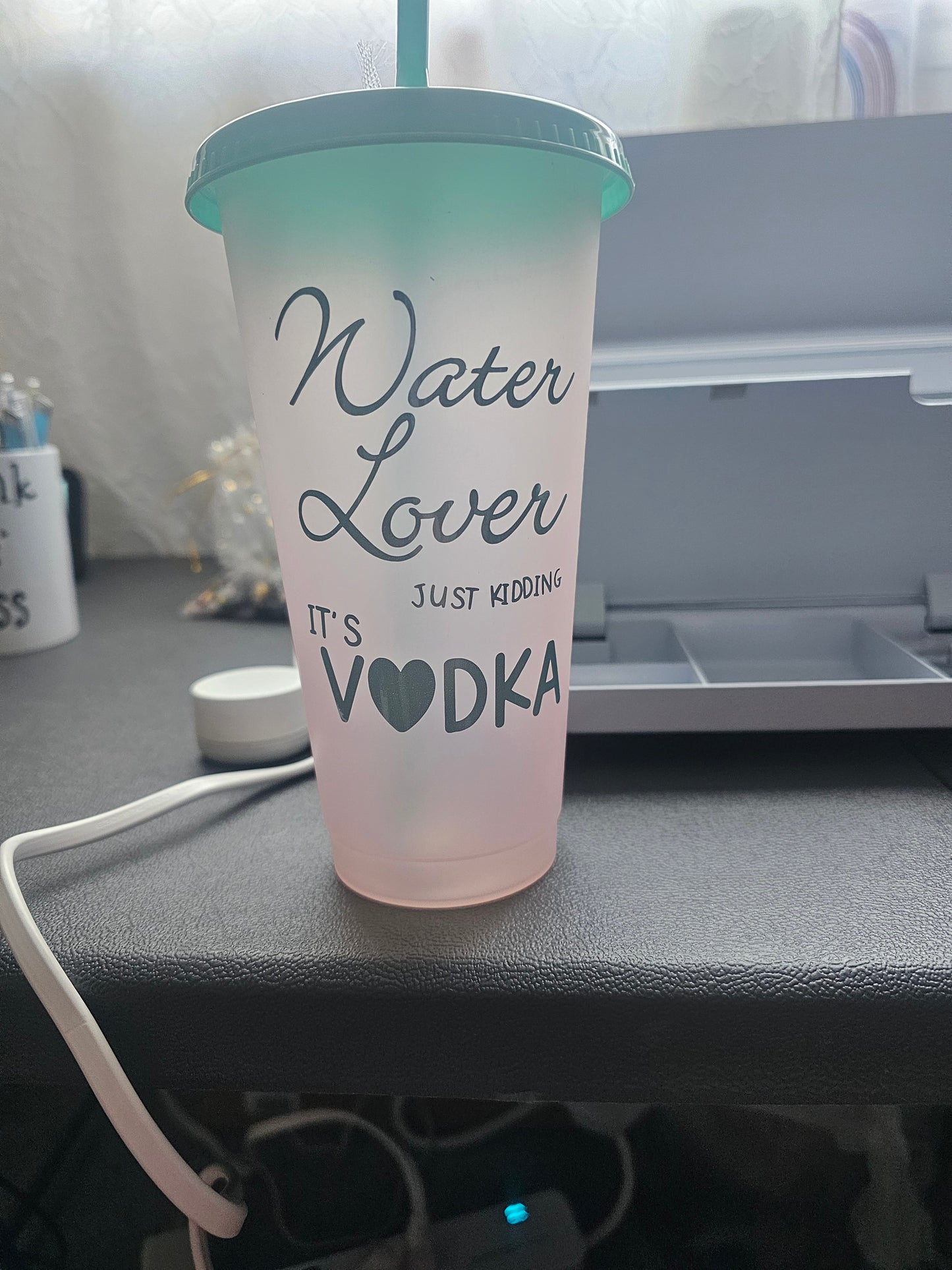 Color changing customizable cups!