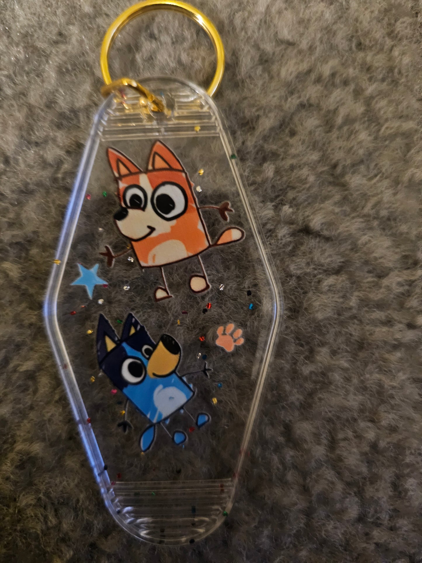 Bluey keychain