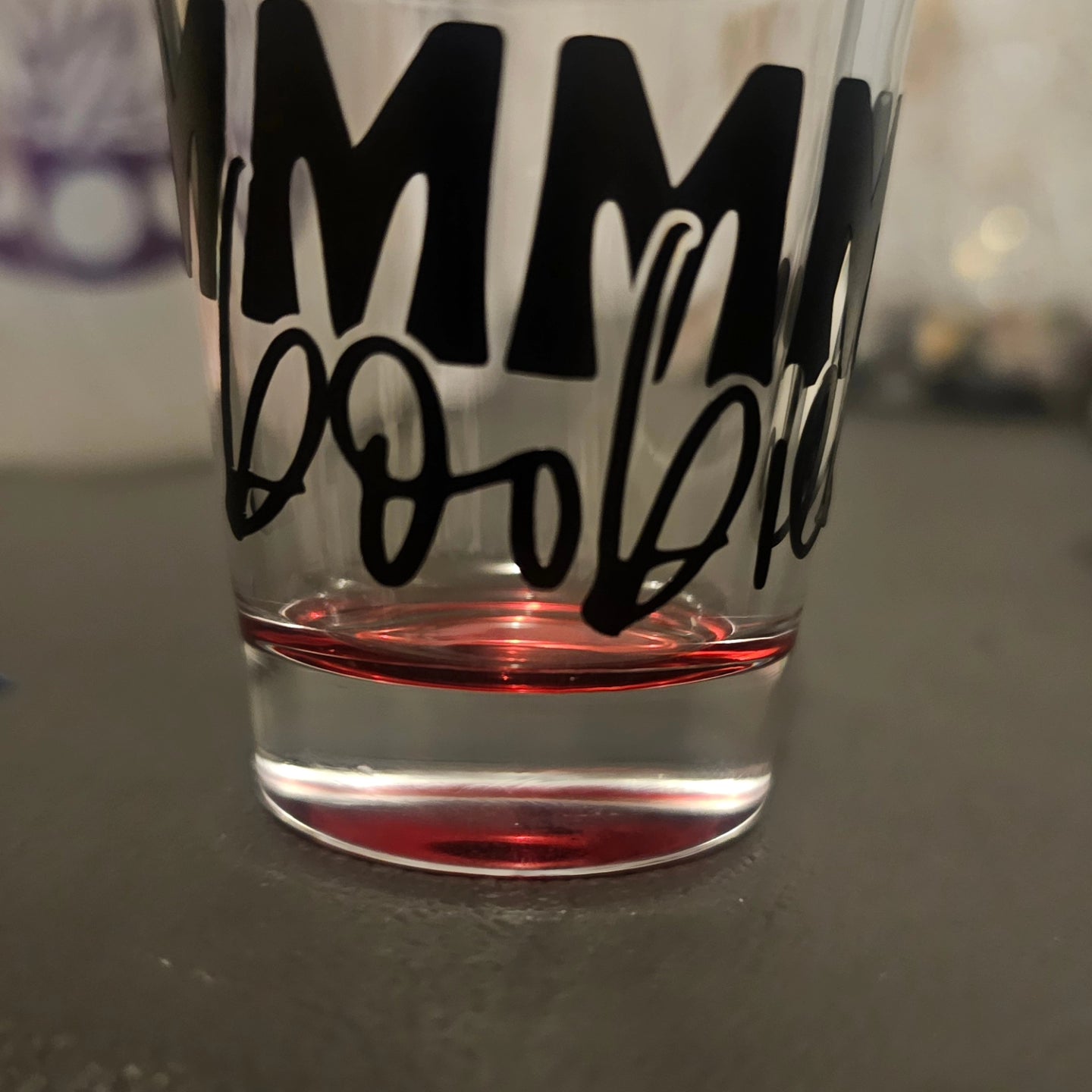 Boobie shot glass